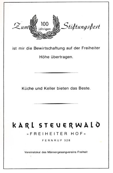 Freiheiter Hof - Karl Steuerwald
