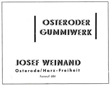 Osteroder Gummiwerk - Josef Weinand